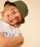 Babies' Plain Cotton Bucket Hat CROCO green