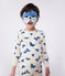 Children's walrus print cotton fancy dress pyjamas AVALANCHE white/MULTICO
