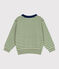 Children's stripy cotton jumper PALMERAIE green/AVALANCHE