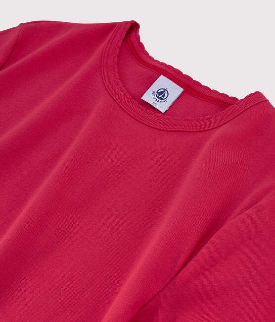 Women's Iconic Round Neck T-Shirt CRANBERRY pink
