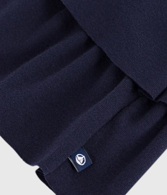 Children's plain cotton skirt SMOKING blue