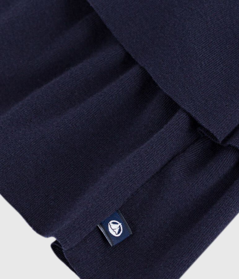 Children's plain cotton skirt blue