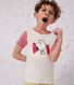 Children's Unisex Petit Bateau X Snoopy Cotton Playsuit