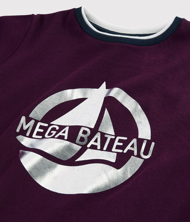 Boys Silkscreen T-shirt purple