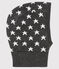 Unisex Baby Balaclava CITY black/MARSHMALLOW white
