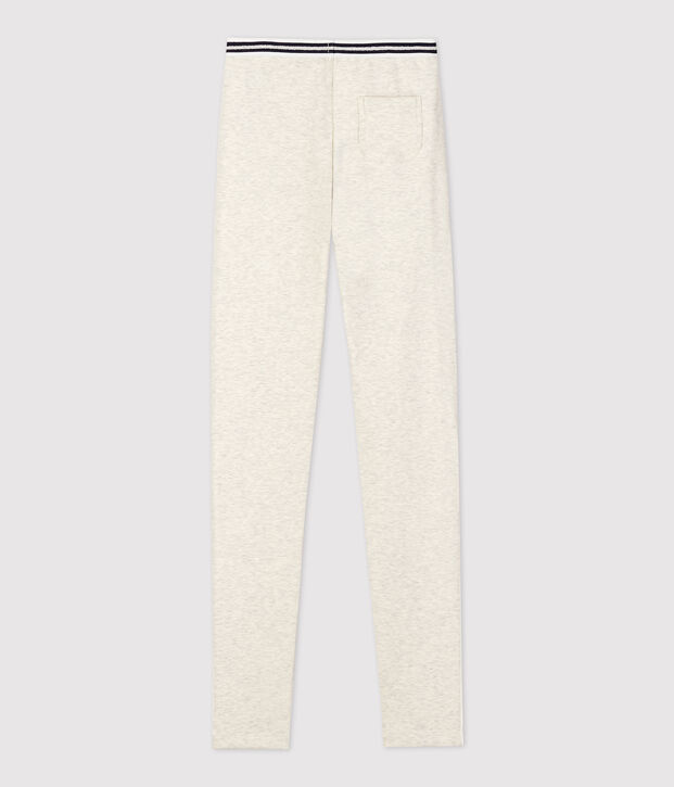 Girls' Cotton Elastane Jeggings MONTELIMAR CHINE