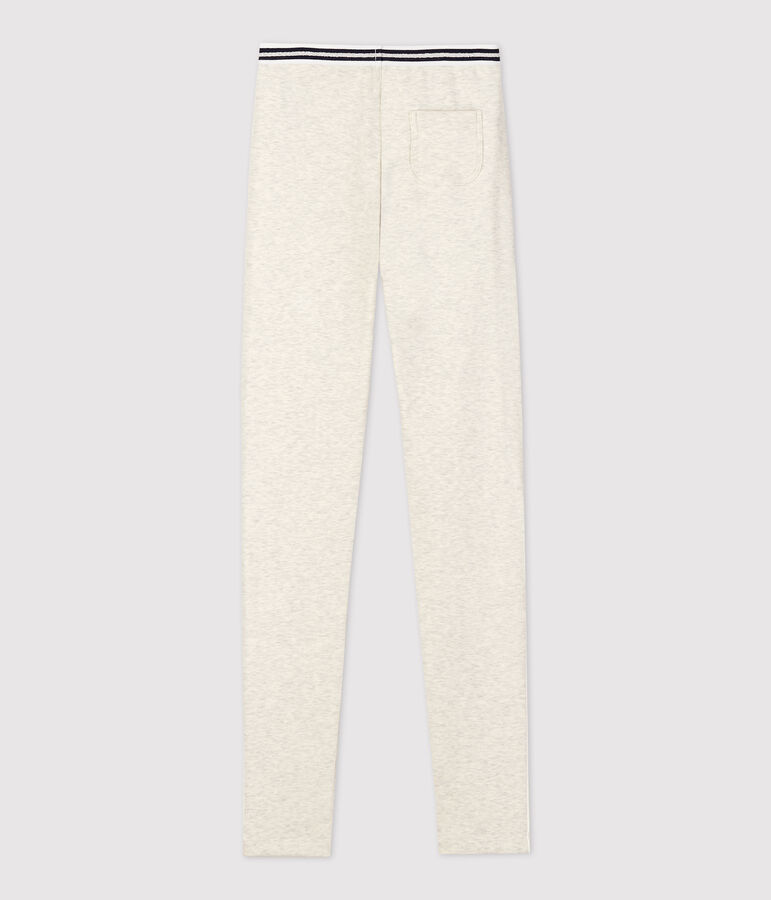 Girls' Cotton Elastane Jeggings beige