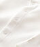 Babies' Organic Cotton 2x2 Rib Knit Cardigan MARSHMALLOW white