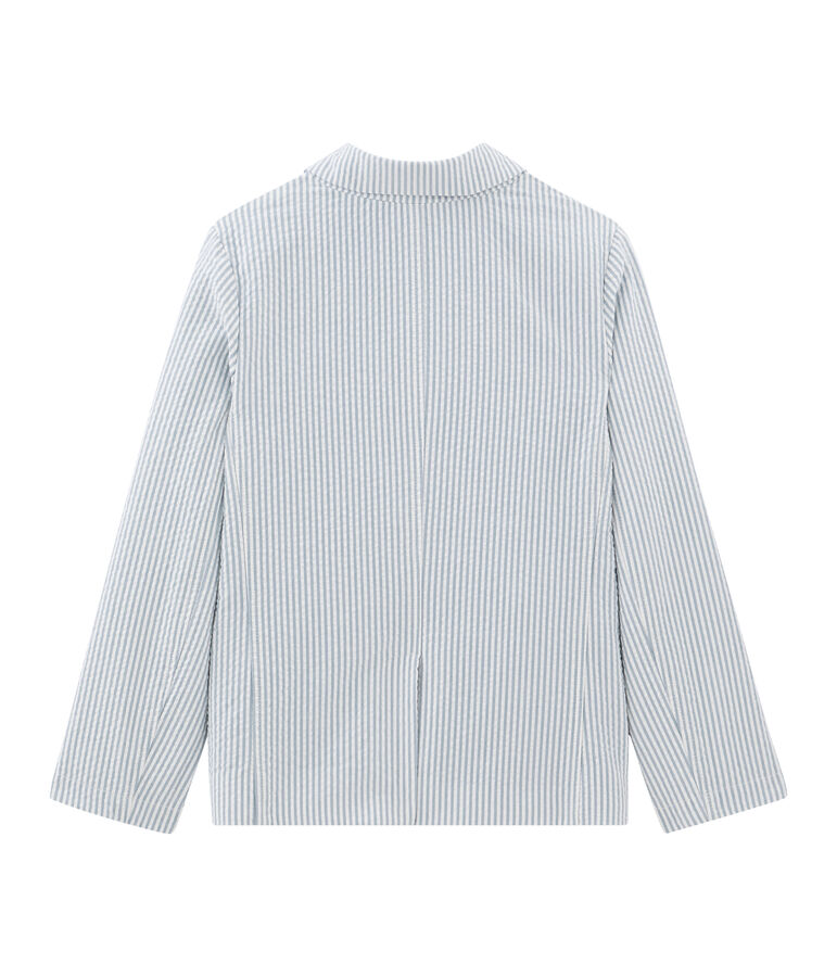 Boys' Jacket blue/white