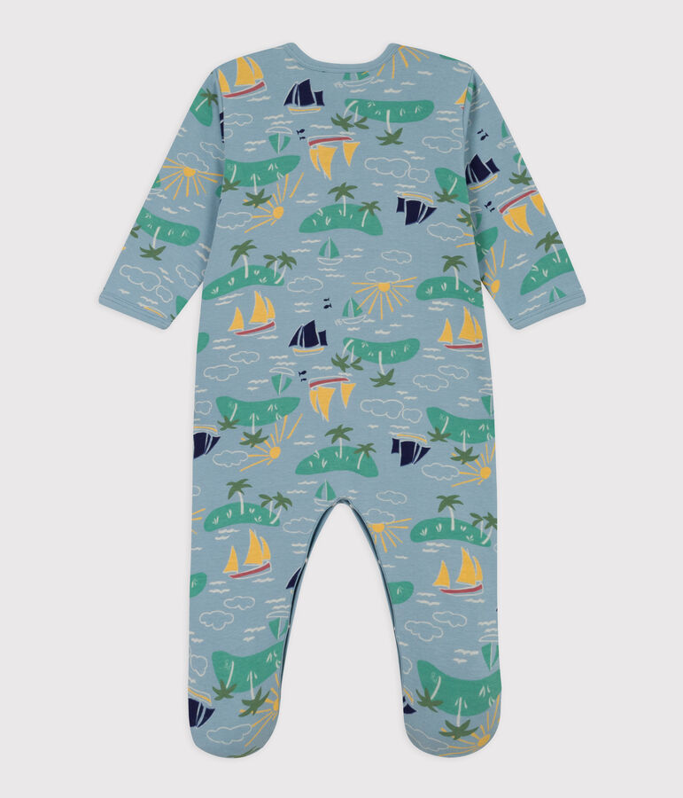 Cotton Explorer Sleepsuit blue/multicolor