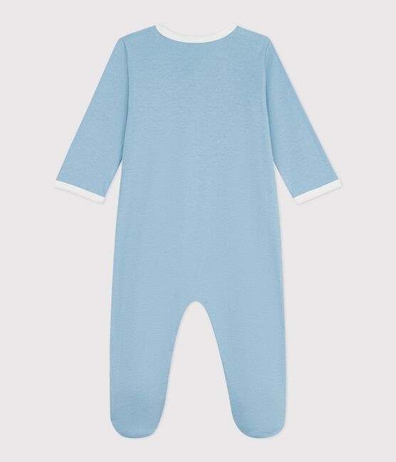 Babies' plain cotton pyjamas MIMI green