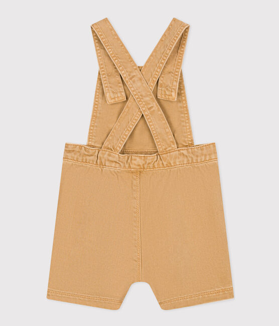 Babies' Colourful Denim Dungaree Shorts TOURONE beige
