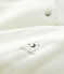 Unisex Organic Cotton Velour Baby Comforter MARSHMALLOW white