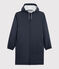 Unisex Long Light Recycled Fabric Raincoat SMOKING blue