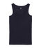 Women's linen vest top SMOKING blue