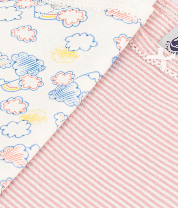 Children's Rainbow Cotton Vests - 2-Pack multicolor