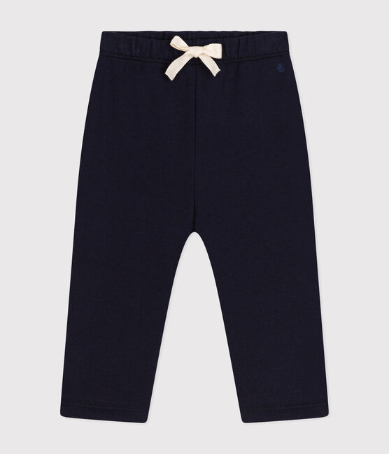 Babies' fleece trousers SMOKING blue
