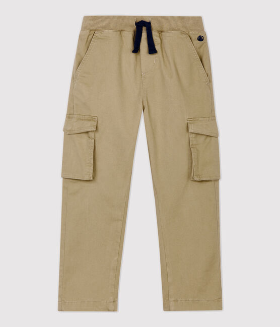Unisex Children's Regular Gabardine Trousers JERRYCAN beige