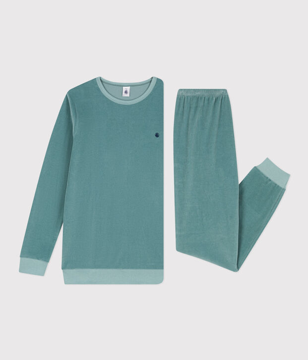 Unisex Velour pyjamas green