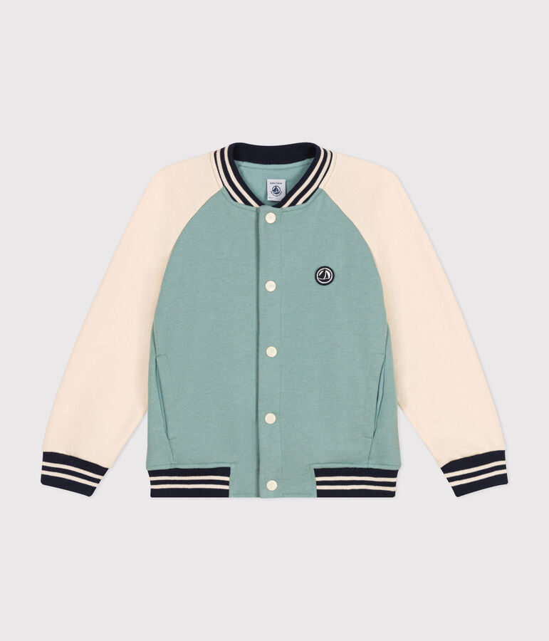 Boys' fleece baseball jacket PAUL /AVALANCHE