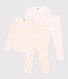 Girls' Panther and Dot Cotton Pyjamas - 2-Pack