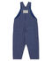 Baby Boys' Striped Knit Long Dungarees SMOKING blue/MARSHMALLOW white