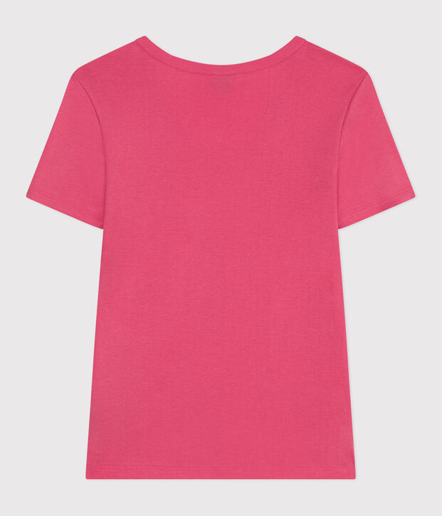 Women's Iconic striped cotton T-Shirt pink