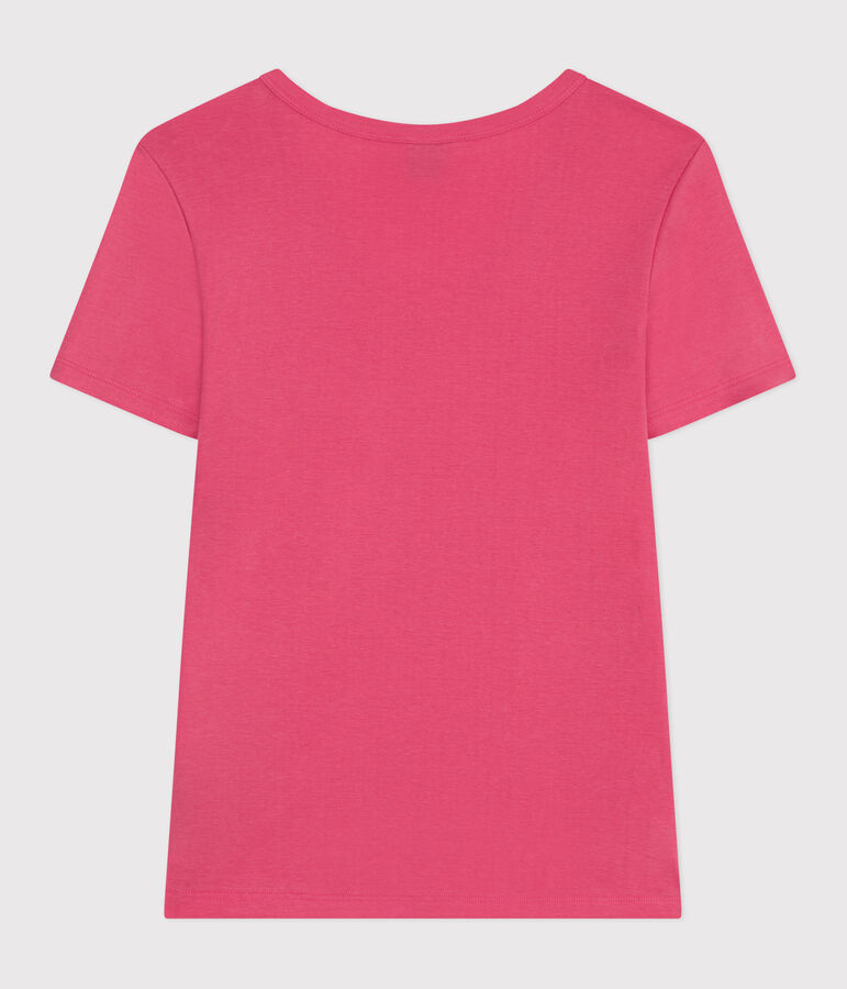 Women's Iconic striped cotton T-Shirt pink