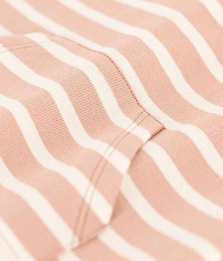 Babies' Sleeveless Thick Striped Jersey Playsuit VINTAGE /AVALANCHE