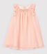Baby Girls' Short-Sleeved Crêpe Dress