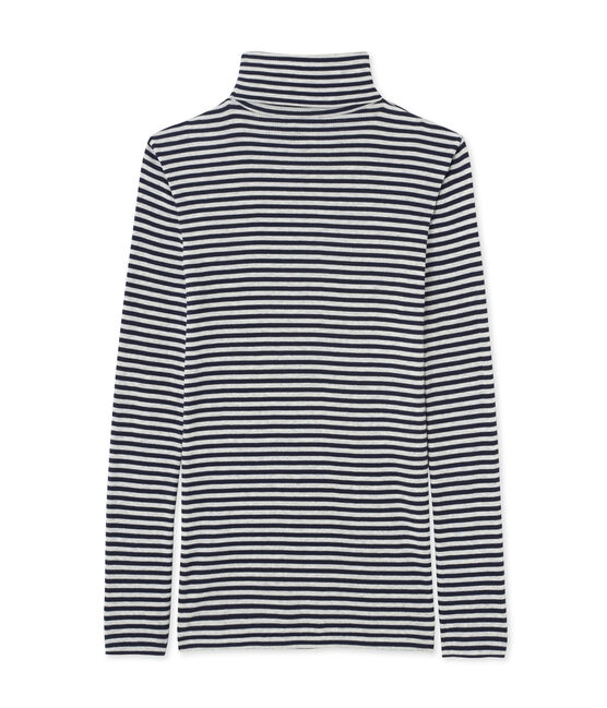 Women's Colette striped undersweater SMOKING blue/BELUGA grey