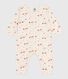 Babies' horse-print cotton footless pyjama suit