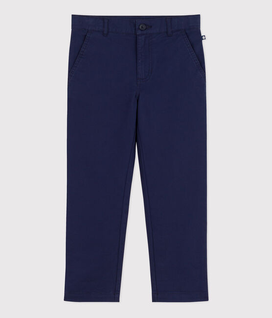 Boys' Chino Trousers MEDIEVAL blue