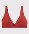 Women's extra fine jersey bra OMBRIE brown