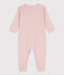 Spotted Cotton Sleepsuit SALINE /MARSHMALLOW