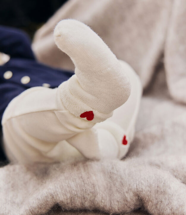 Pack of babies' embroidered cotton socks multicolor