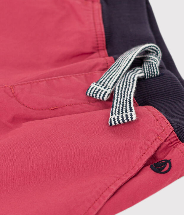 Boys' Cotton Serge Bermuda Shorts pink