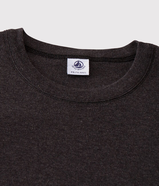 Women's Iconic Round-Neck Cotton T-Shirt CITY CHINE grey