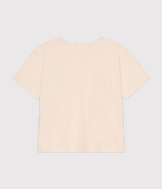 Women's Boxy Cotton T-Shirt Ecru