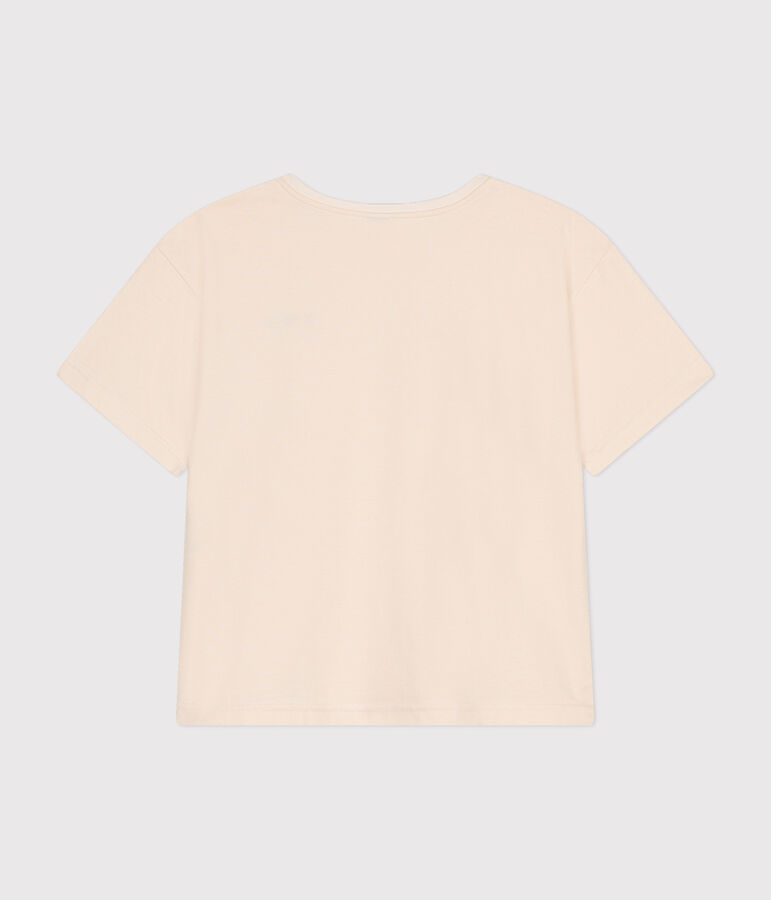 Women's Boxy Cotton T-Shirt Ecru