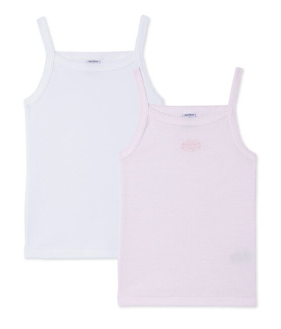 Pack of 2 girl's strap vests variante 1