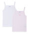 Pack of 2 girl's strap vests variante 1