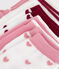 Babies' heart-print cotton socks - 5-Pack variante 1