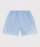 Children's plain cotton shorts blue