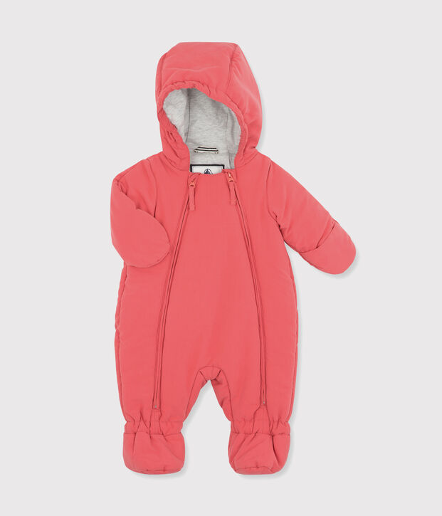 Babies' Unisex Microfibre Snowsuit pink