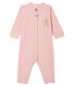 Baby Girls' Footless Ribbed Sleepsuit