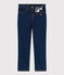Girls' slim denim trousers DENIM BRUT blue