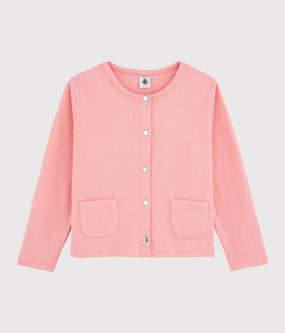 Girls' Tube Knit Cardigan GRETEL pink