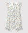 Babies' Poplin Floral Print Short Playsuit MARSHMALLOW white/MULTICO white