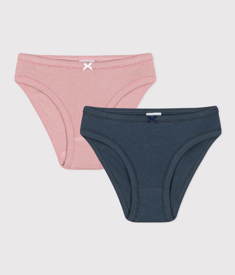 Girls' Cotton Briefs - 2-Pack multicolor